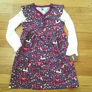 NWT Tea Collection Unicorn Woodland Dress, 4T